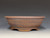 Bonsai Pot, Unglazed,  Textured,  9 ⅞" dia 25458