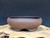 Bonsai Pot,  Cracked Finish, Unglazed,  8" 26049