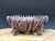Bonsai Pot, Unglazed Primitive Claw Scoop, 10 3/4" dia  25642