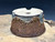 Bonsai Pot, Lava Rim, 6" dia 25701