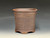 Bonsai Pot, Unglazed, Textured, Cascade, 5 ½"dia 26113