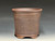 Bonsai Pot, Unglazed, Textured, Cascade, 5 ½"dia 26113