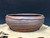 Bonsai Pot, Unglazed,  Textured,  8 3/4" dia 26062