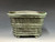 Bonsai Pot, Primitive Square, Cloud Feet, 6" across flat sides, 6 ¾" diagonally 26237