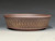 Bonsai Pot, Unglazed,  Textured,  8 1/2" dia 26125