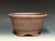 Bonsai Pot, Sem Cascade, Unglazed,  Textured,  7 3/8" dia 26132