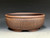 Bonsai Pot,  Cracked Finish, Unglazed,  9 3/4" 26112
