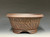 Bonsai Pot, Textured, Unglazed Semi Cascade, 7 3/4" 26247