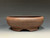 Bonsai Pot,  Cracked Finish, Unglazed,  8" 26200