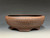 Bonsai Pot,  Cracked Finish, Unglazed,  8" 26200