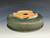 Bonsai Pot, textured, handmade by Iker Bonsai Pots, 8 3/4" dia 26252