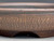 Bonsai Pot,  Cracked Finish, Unglazed,  8 7/8" 26322
