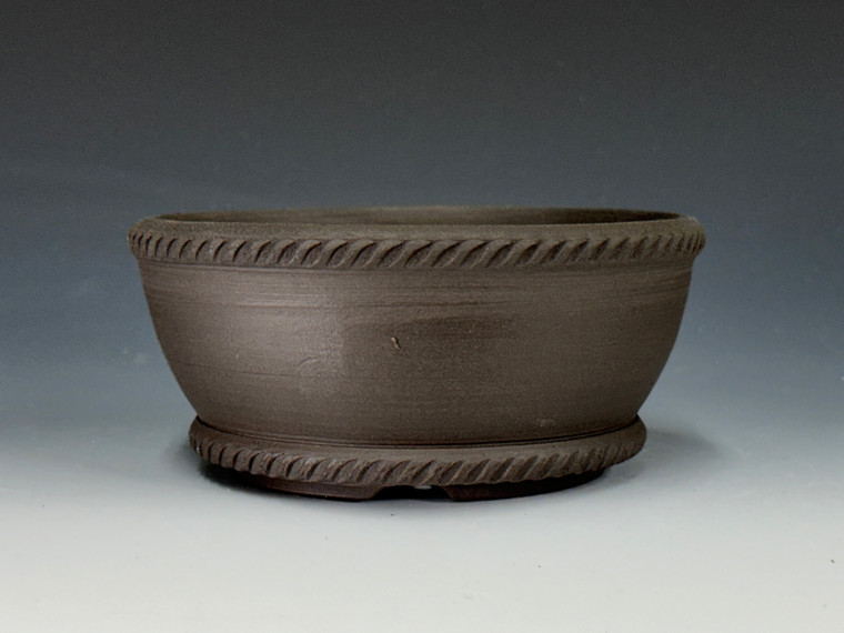 Bonsai Pot, Unglazed, 4 3/4 " dia 24216