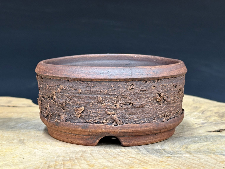 Bonsai Pot, Unglazed, Textured,  4 1/2” 26067