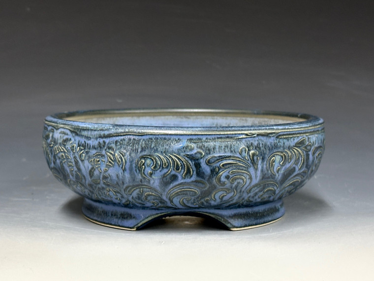 Bonsai Pot, handmade by Iker Bonsai Pots, 6 5/8" dia 26260