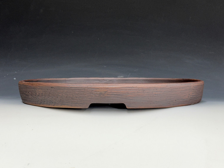 Bonsai Pot, Unglazed, Landscape, Forest, Raft,  12 ⅝" 26281
