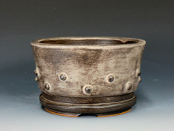 Bonsai Pot, Drum, Semi Cascade,  6 1/4" dia 24029