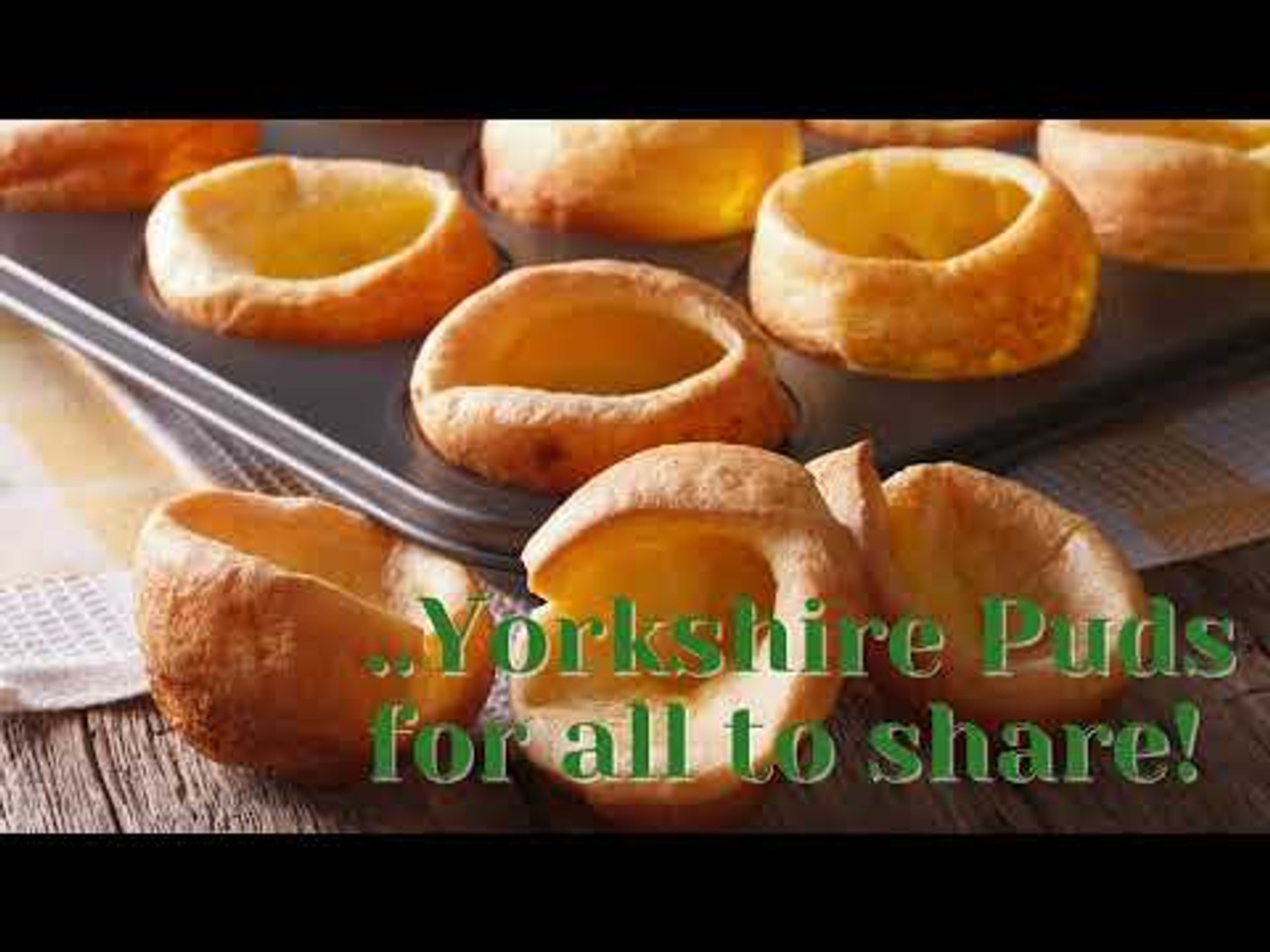 Wrenbury Yorkshire Pudding Pan Tray 4 Cup - Large Cup Heavy Gauge Yorkshire  Pudding Tin Baking Pans for Perfect Yorkshires - 10 Year Quality Guarantee