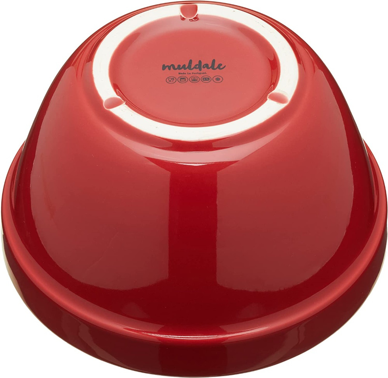 Traditional Red Ceramic Pudding Basin 17cm By MUldale