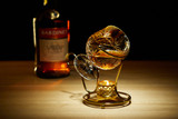 Gold Brandy Warmer Stand with Tea Lights, Snifter Heater, Gift Boxed