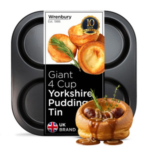 4 Cup Non-Stick Yorkshire Pudding Tray 4 Cup Non-Stick Yorkshire Pudding Tray