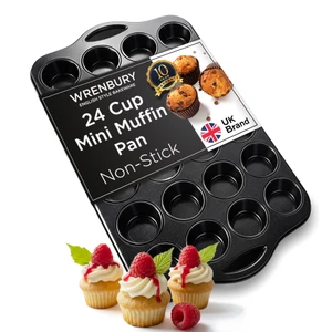 Non-Stick 24 Cup Mini Muffin Tray