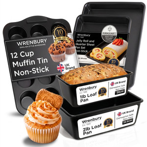 New Home Baking Set — 5-Piece Non Stick Carbon Steel