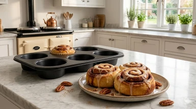 Cinnamon Rolls in Jumbo Cupcake Pan – The Easiest Way to Get Bakery-Style Results