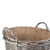 Willow Extra Large Round Log Basket with Hessian Lining Willow Extra Large Round Log Basket with Hessian Lining