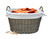 Willow Wash Laundry Clothes Basket with Lining 53cm