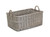 Antique Willow Storage Basket Rectangle 52 x 32cm