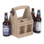 4 Bottle Carrier Basket with Bottle Opener
