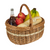 Willow Oval Small Shopping Basket Willow Oval Small Shopping Basket
