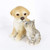 Labrador Pup With Kitten Garden Ornament