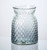 Large Waisted Glass Vase, Charcoal 16cm