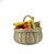 Egg Collecting Basket 24cm Round Wicker Basket Egg Collecting Basket 24cm Round Wicker Basket
