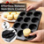 Professional Mini Cheesecake Pan — 12 Cup Loose Base Non-Stick