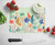 Elsie's Garden Dew Green Glass Chopping Board