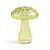 Single Green Mushroom Vase