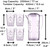 Boho Acrylic 4 Plastic Tumblers Glasses with Jug Boho Acrylic 4 Plastic Tumblers Glasses with Jug