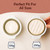 White Cheese Brie Baker with Wooden Spreader White Cheese Brie Baker with Wooden Spreader