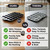 Batch Baking Bundle — 2 Mini Muffin Trays + 2 Small Baking Trays, Non-Stick Carbon Steel