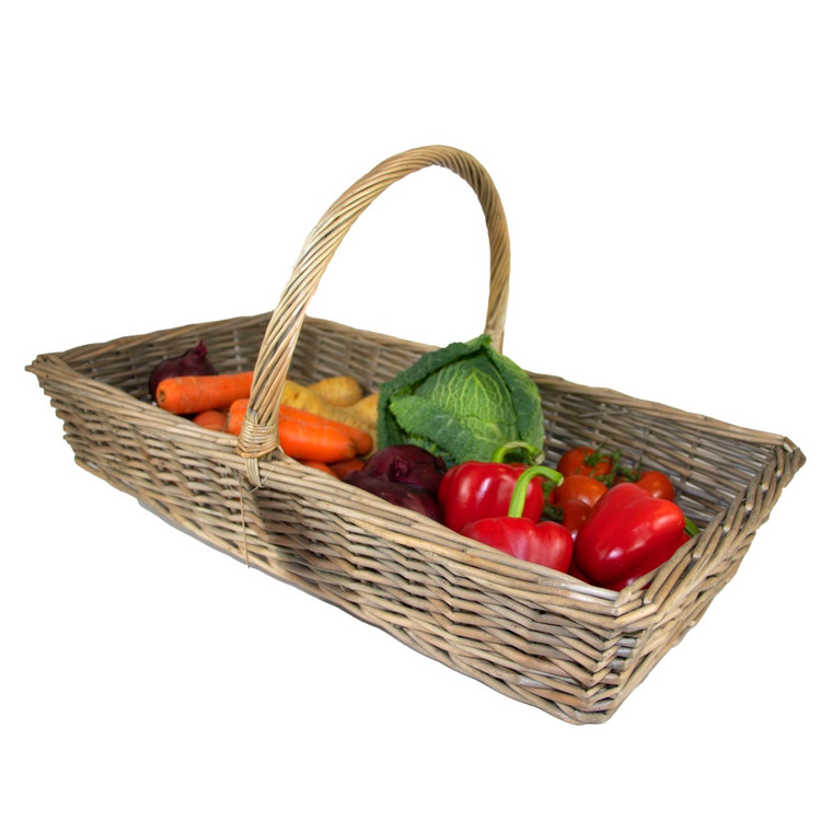 Wicker flower Trug