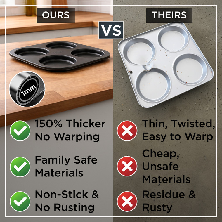 4 Cup Non-Stick Yorkshire Pudding Tray