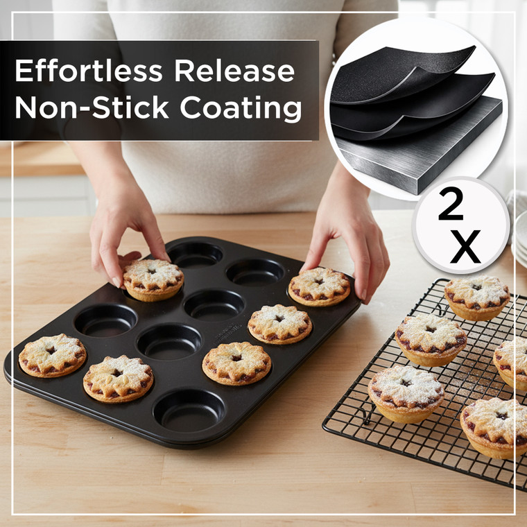 Traditional 12 Cup Mince Pie Tin