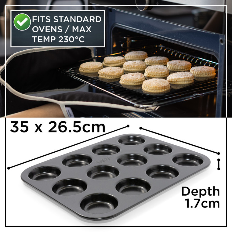Traditional 12 Cup Mince Pie Tin