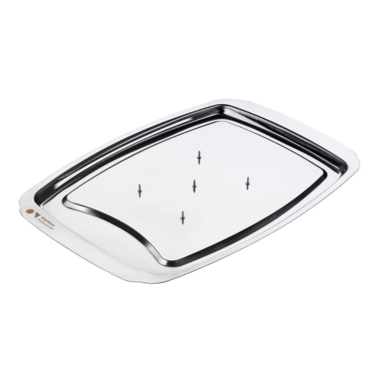 Stainless Steel Spiked Carving Meat Tray