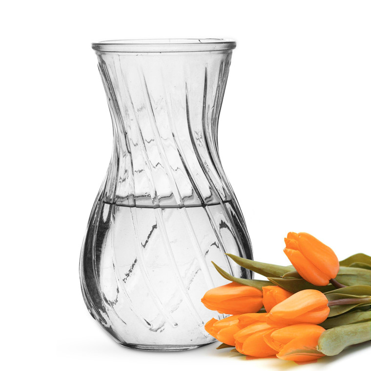 Swirl Vase for Medium Bouquet 22cm
