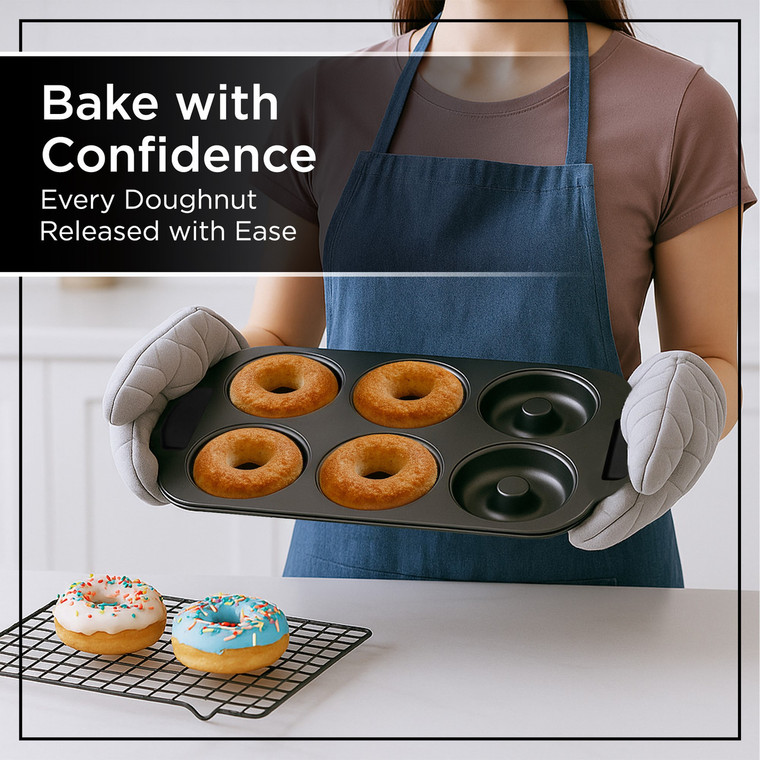 Set of 2 6 Cup Donut Pan Jumbo