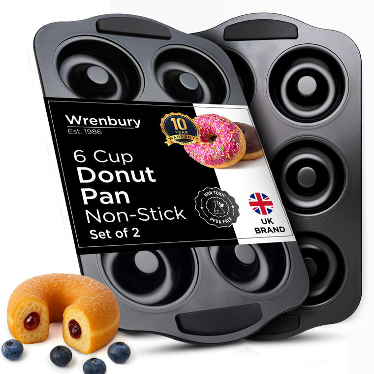 Set of 2 6 Cup Donut Pan Jumbo